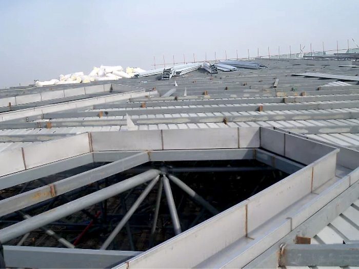 潍坊安吉县体育馆网架